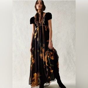 Free people Colette Maxi Dress sz 6